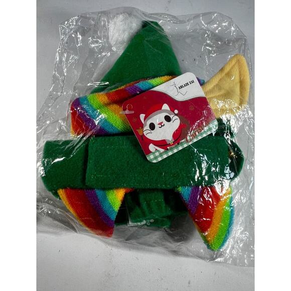 NEW Cat Christmas Elf Costume Kitten Size Small 4 pieces Outfit Pet Holiday - Picture 2 of 10